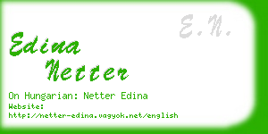 edina netter business card